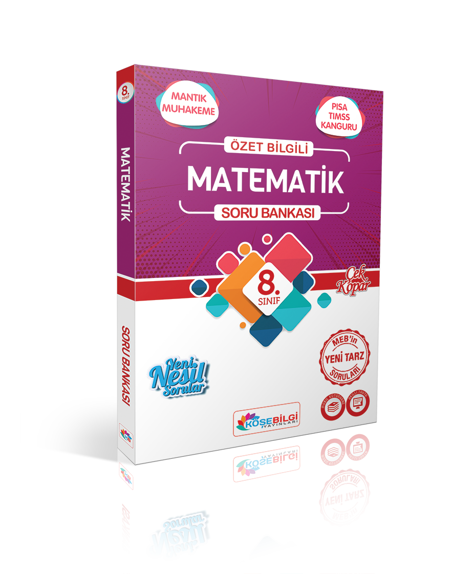 Köşebilgi Yayınları 8.Sınıf Matematik Özet Bilgili Soru Bankası