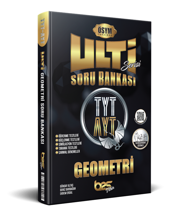 Bes Yayınları Ulti Yks TYT AYT Soru Bankası Geometri - 2022