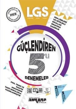Ankara Yayıncılık 8.Sınıf Güçlendiren 5'li Deneme (Tüm Yıl)