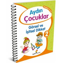 Aydın Yay. Çocuklar 4 Yaş Etkinlik Kitabım Görsel ve İşitsel Dikkat