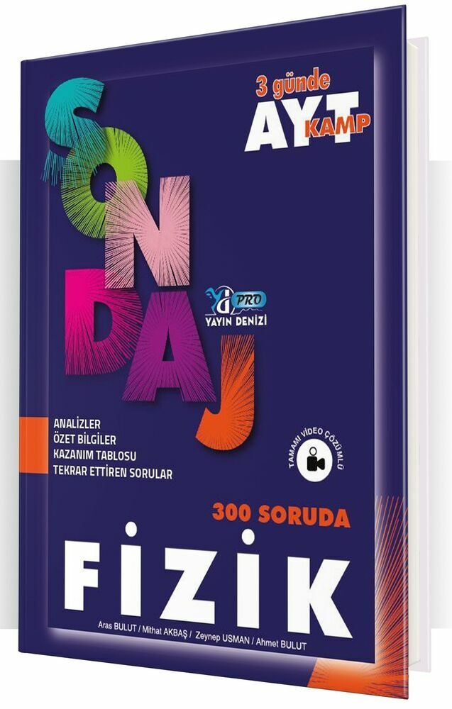 Yayın Denizi Yayınları YKS AYT Pro Sondaj Kamp Fizik - 2022