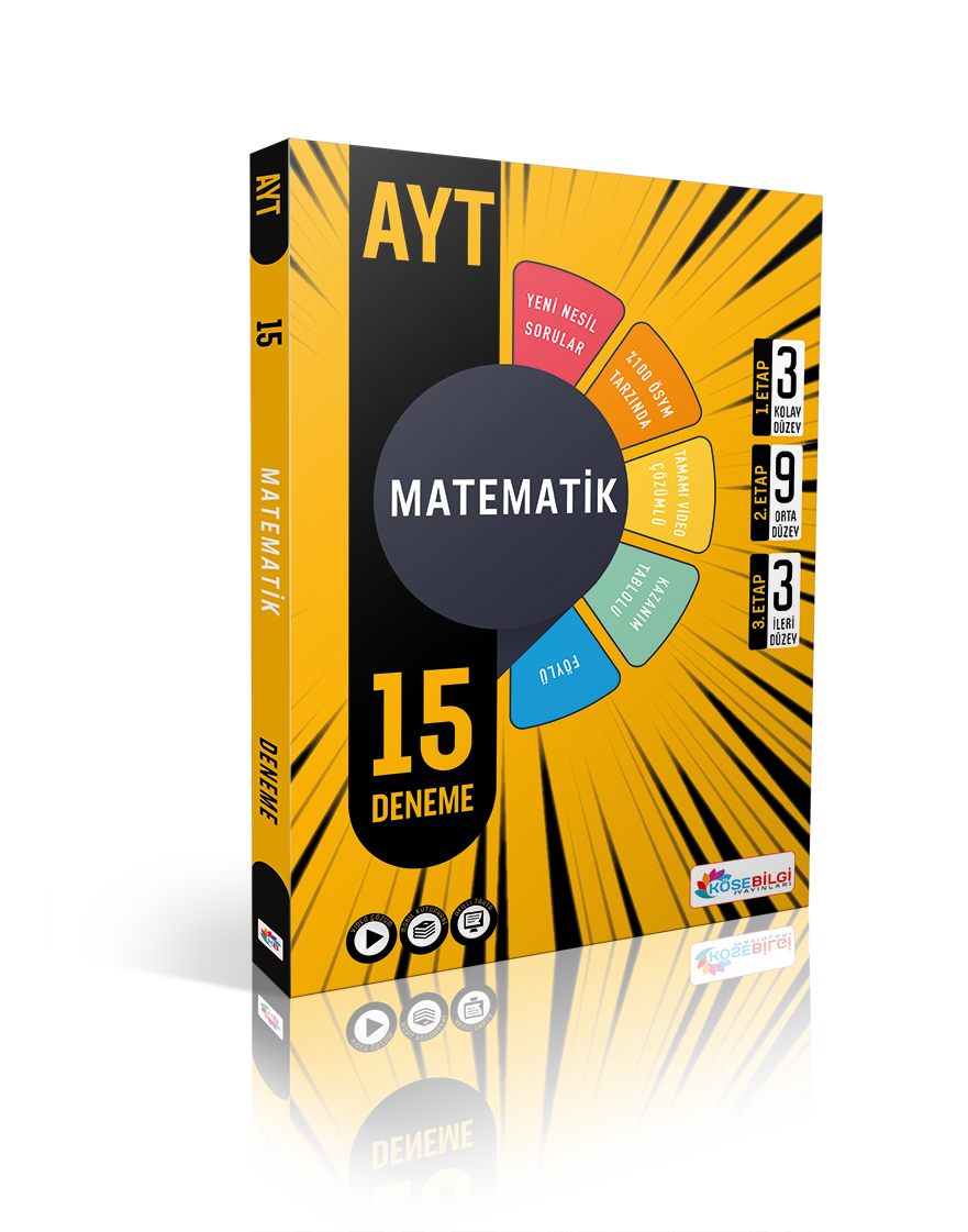 Köşebilgi Yayınları AYT Matematik 15 Branş Denemesi
