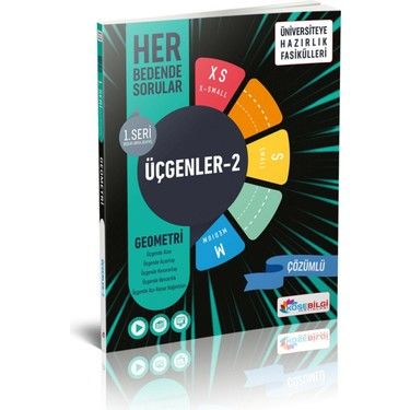 Köşebilgi Yayınları Üniversite Hazırlık Her Bedende Geometri 1.Seri - Üçgenler-2