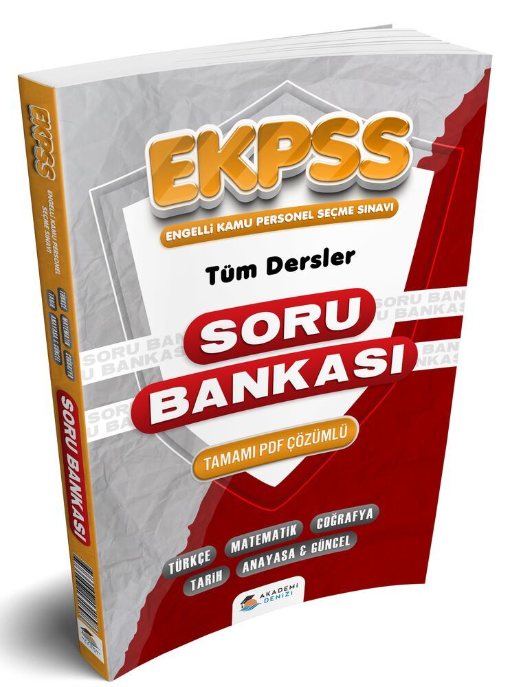 Akademi Denizi Yayıncılık Ekpss Tüm Dersler -Sb- 2022