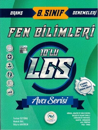 Av Yayınları 8. Sınıf Av LGS Deneme 10'lu Fen Bilimleri - 2022