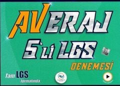 Av Yayınları 8. Sınıf Av LGS Deneme 5'li Averaj 2022