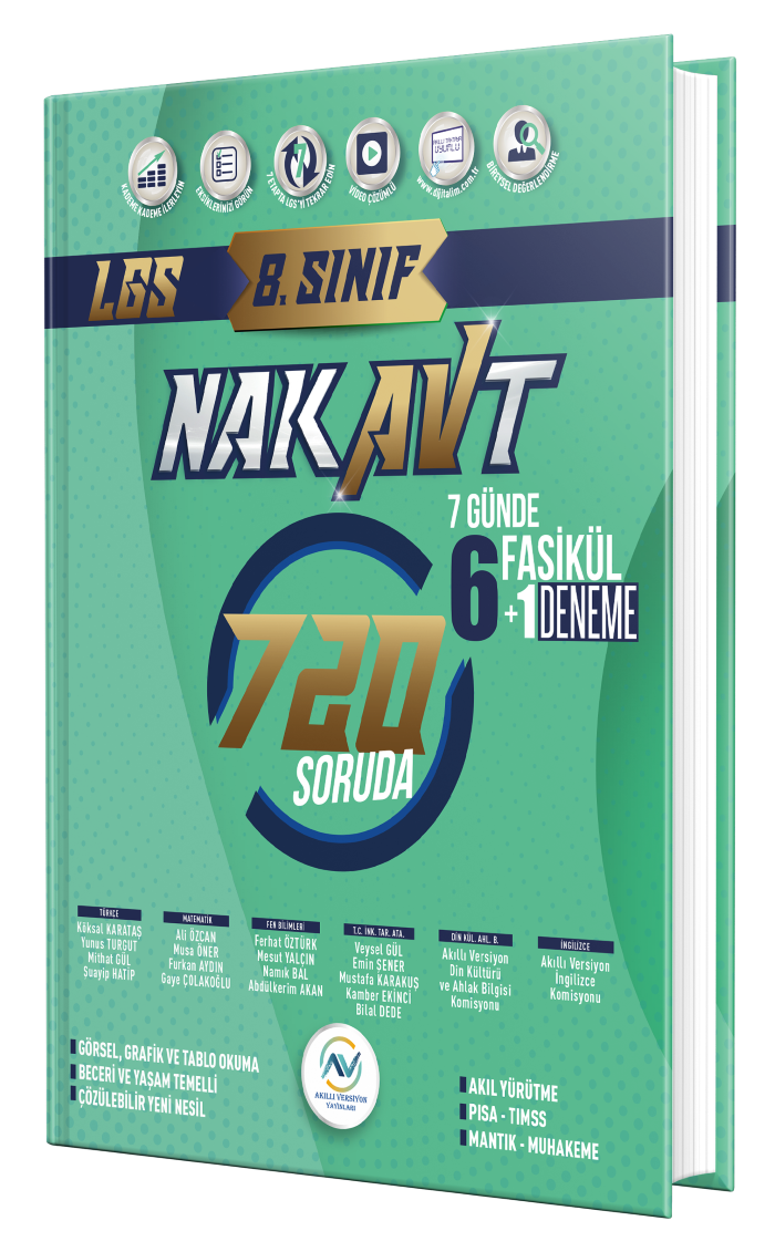 Av Yayınları 8. Sınıf Av Nakavt Tam Tekrar - 2022