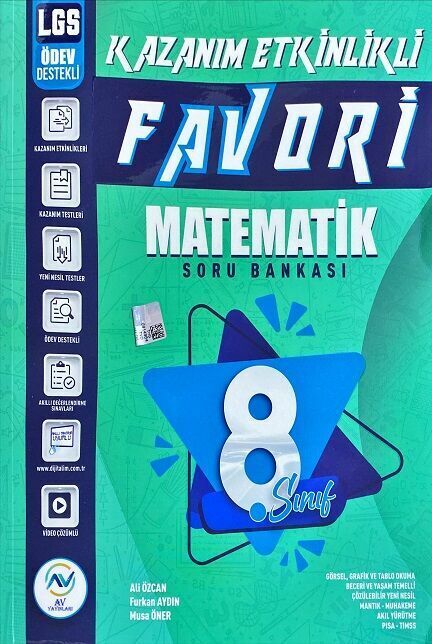 Av Yayınları 8. Sınıf Favori Kaz. Etk. S.B. Matematik - 2022-23
