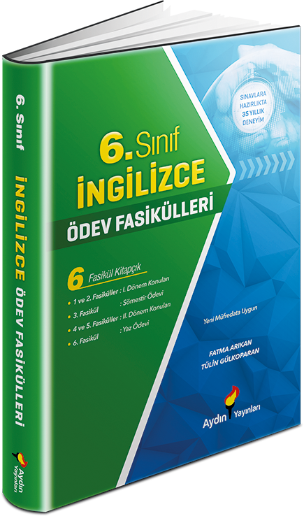 Aydın Yayınları Ortaokul 6 İngilizce Ödev Fasikülleri