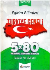 Akademi Denizi Yayıncılık Kpss Kozmik Oda Türkiye Gen.Eğit.Bil.5X80 Den-2022
