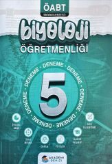 Akademi Denizi Yayıncılık Öabt Biyoloji Öğr.5 Li Deneme Seti -2022