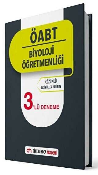 Akademi Denizi Yayıncılık Öabt Biyoloji Öğret.3 Lü Deneme Seti -2022