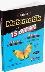 Aydın Yayınları 7. Sınıf Matematik 15 Deneme