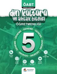 Akademi Denizi Yayıncılık Öabt Din Kül.Ve Ahlak Bil.Öğret.5 Li Deneme -2022