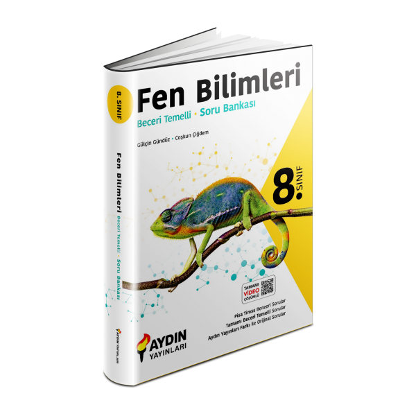 Aydın Yayınları 8. Sınıf Fen Bilimleri Beceri Temelli Soru Bankası
