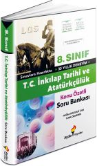 Aydın Yayınları 8. Sınıf İnkılap Tarihi ve Atatürkçülük Konu Özetli Soru Bankası