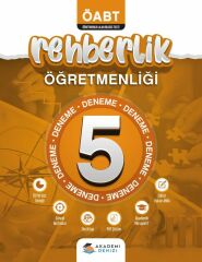 Akademi Denizi Yayıncılık Öabt Rehberlik Öğret.5 Li Deneme -2022
