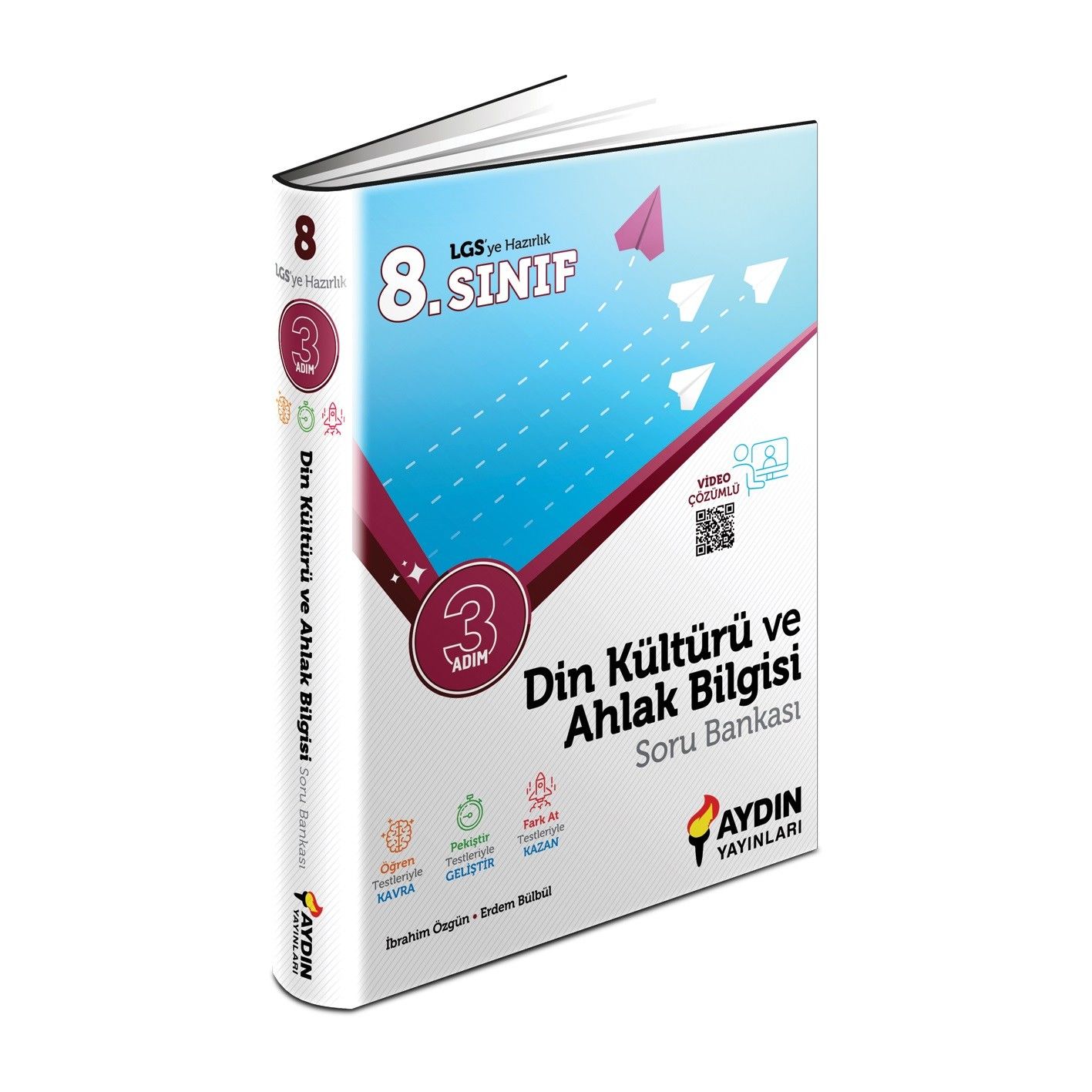Aydın Yayınları 8. Sınıf Din Kültürü ve Ahlak Bilgisi Üç Adım Soru Bankası