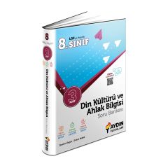 Aydın Yayınları 8. Sınıf Din Kültürü ve Ahlak Bilgisi Üç Adım Soru Bankası