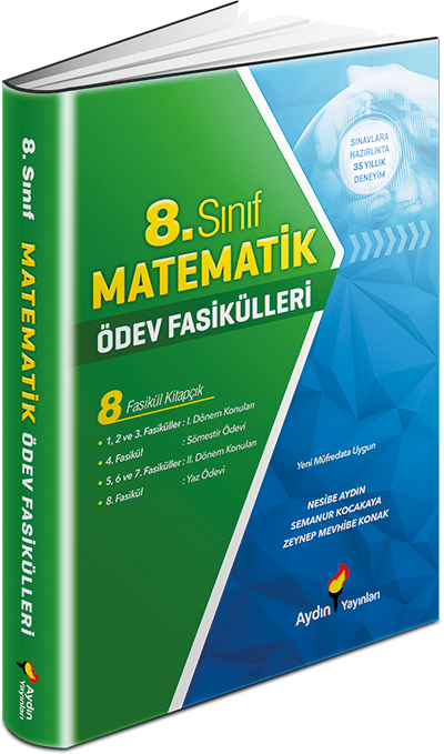 Aydın Yayınları Ortaokul 8 Matematik Ödev Fasikülleri