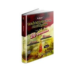 Aydın Yayınları LGS 8. Sınıf İnkılap Tarihi ve Atatürkçülük 20 Deneme