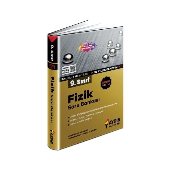 Aydın Yayınları 9. Sınıf Fizik Konu Özetli Soru Bankası