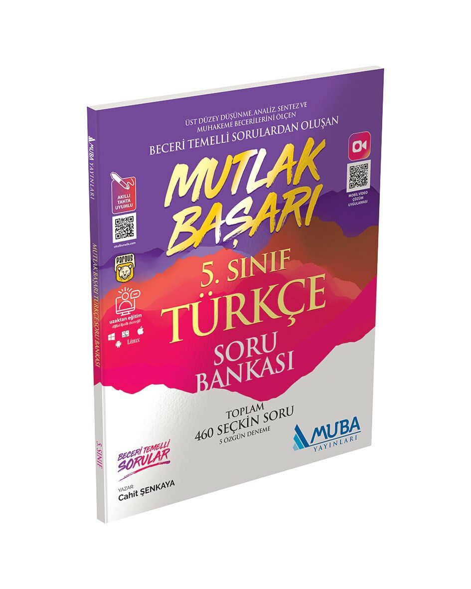 Muba Yayınları Mutlak Başarı 5. Sınıf Türkçe Soru Bankası