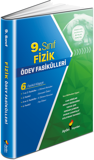 Aydın Yayınları Fizik Ödev Fasikülleri 9
