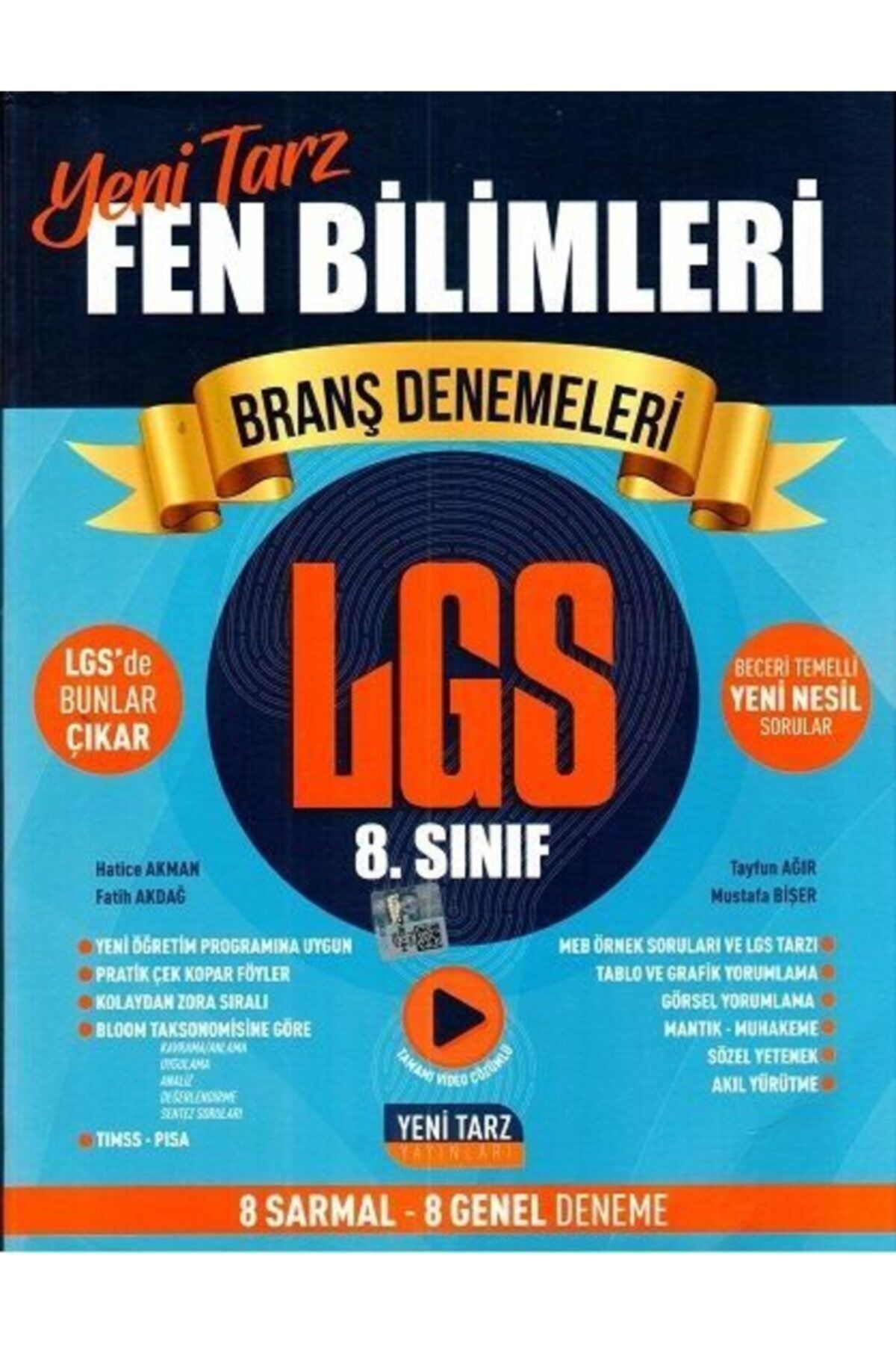 Yeni Tarz Yayınları 8.Sınıf Yeni Tarz Deneme Fen Bilimleri - 2022