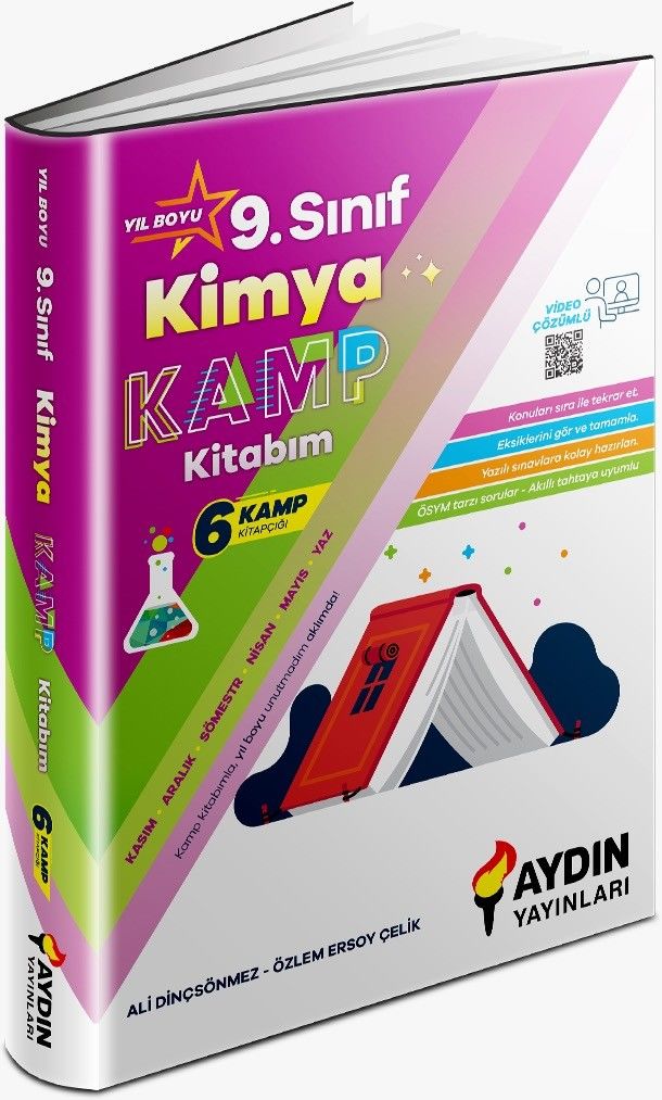 Aydın Yayınları  9. Sınıf Kimya Kamp Kitabım