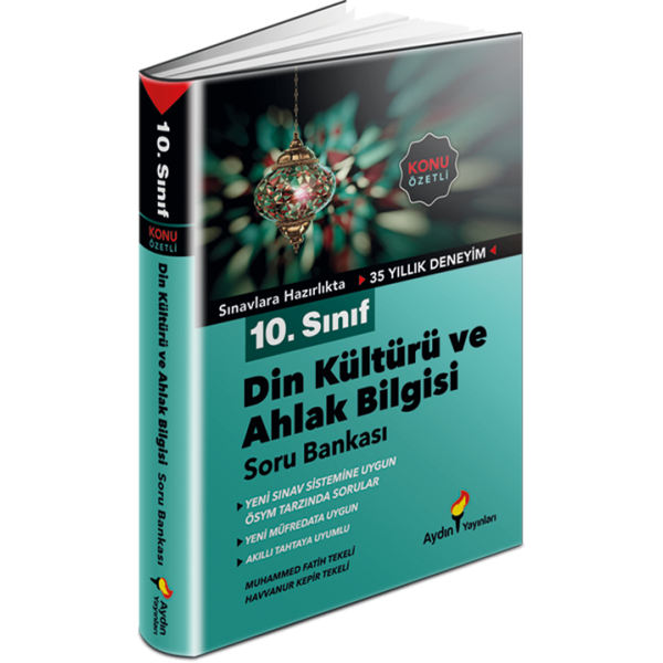 Aydın Yayınları 10. Sınıf Din Kültürü ve Ahlak Bilgisi Konu Özetli Soru Bankası