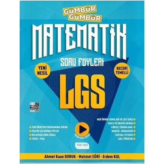 Yeni Tarz Yayınları 8.Sınıf Yeni Tarz S.B Matematik - 2022