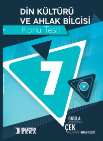İşleyen Zeka Yayınları 7. Sınıf Çek Kopart Y.Test Din Kültürü - 2020