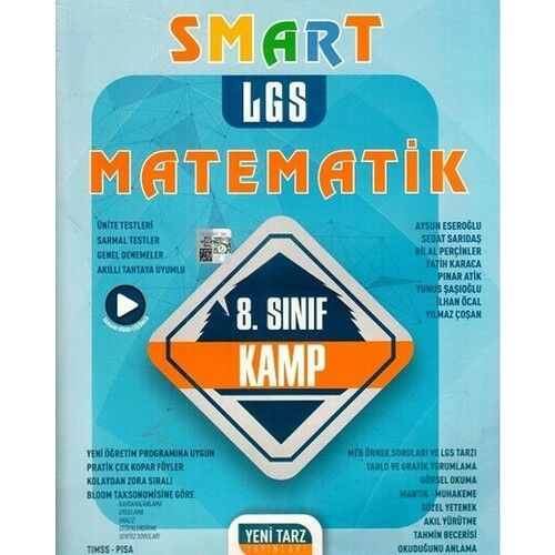 Yeni Tarz Yayınları 8.Sınıf Yeni Tarz Smart Matematik Kamp - 2022