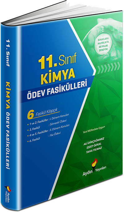 Aydın Yayınları Kimya Ödev Fasikülleri 11