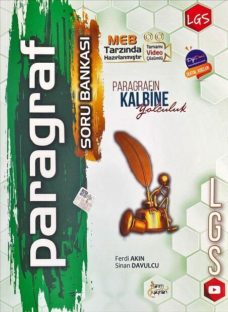 Tanım Yayınları LGS Soru Bankası Paragraf - 2022