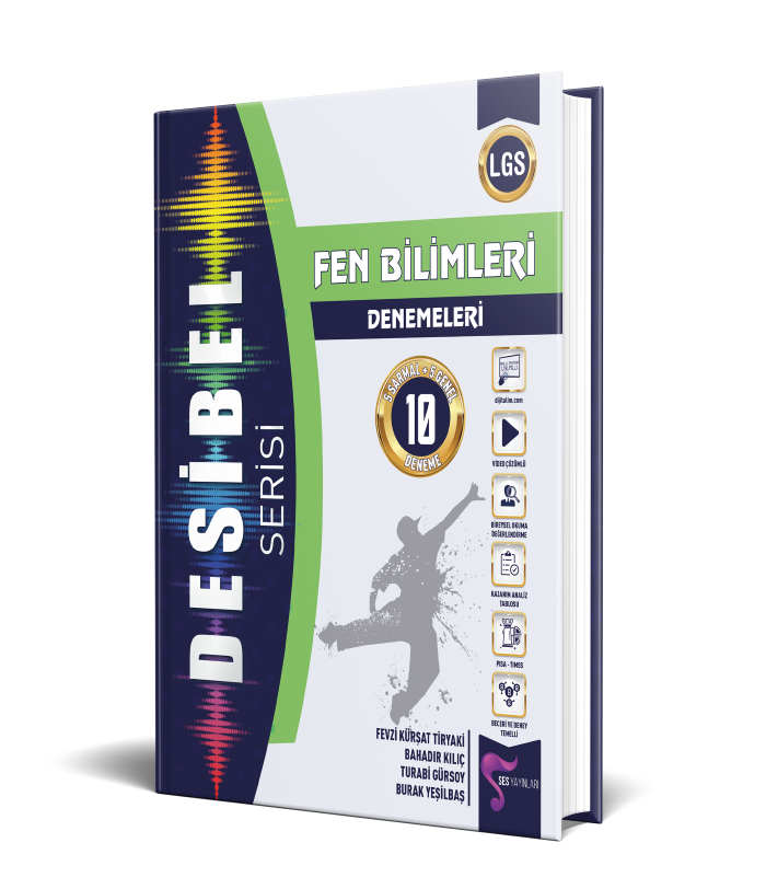 Ses Yayınları 8.Sınıf Desibel Deneme Fen Bilimleri - 2022