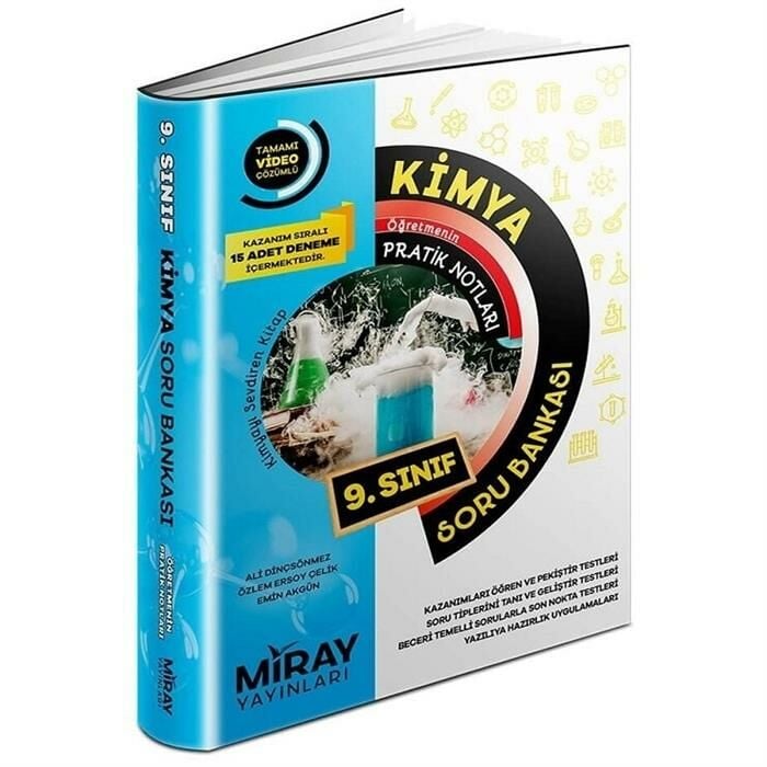 Miray Yayınları 9. Sınıf Kimya Konu Özetli Soru Bankası