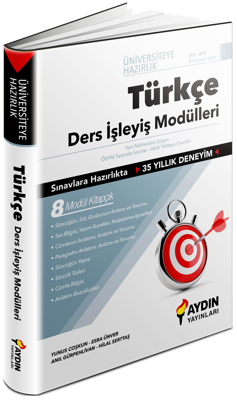 Aydın Yayınları TYT Türkçe Ders İşleyiş Modülleri
