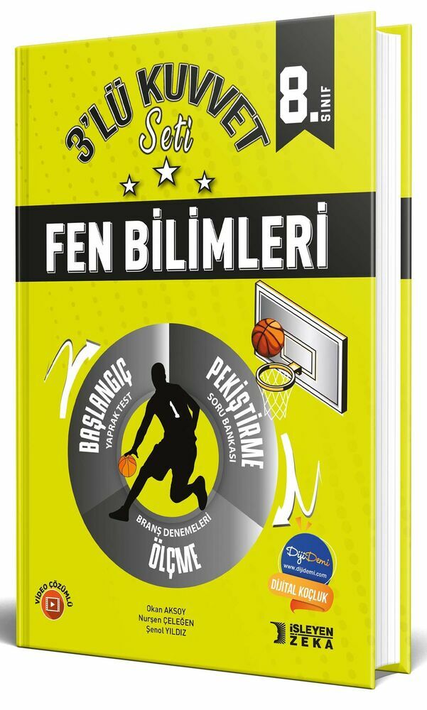 İşleyen Zeka Yayınları 8. Sınıf 3'lü Kuvvet Seti Fen Bilimleri - 2023