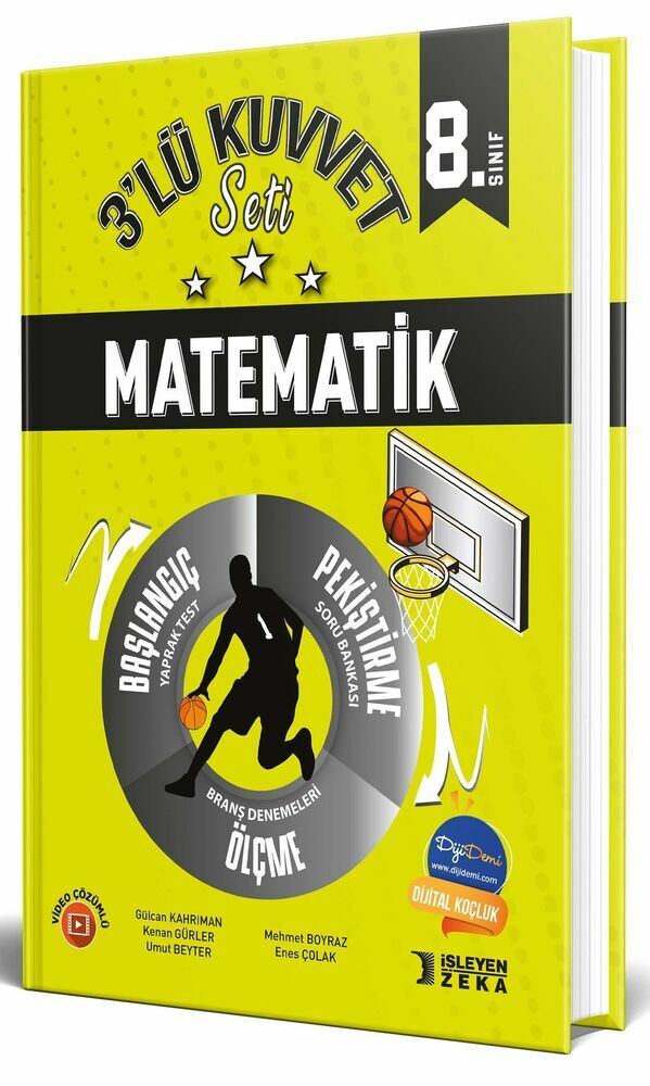 İşleyen Zeka Yayınları 8. Sınıf 3'lü Kuvvet Seti Matematik - 2023