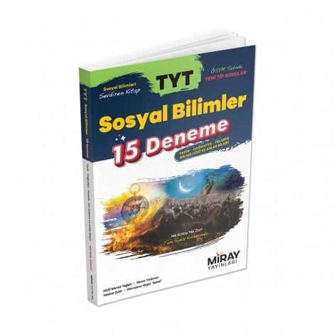 Miray Yayınları TYT Sosyal Bilimler 15 Deneme