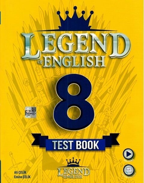 Legend İngilizce Yayınları 8. Sınıf Test Book - Test Kitabı - 2022-23