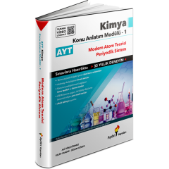 Aydın Yayınları AYT Kimya Konu Anlatım Modülü 1 (Atom Teorisi-Periyodik Sistem)