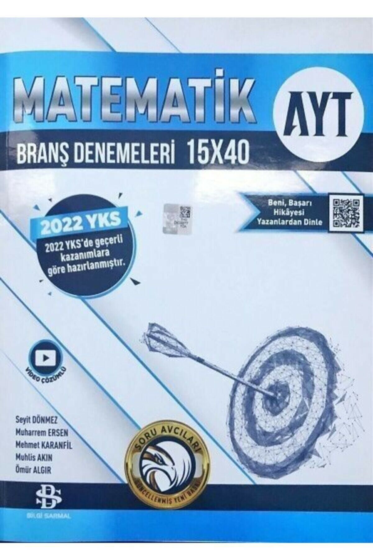 Sarmal Yayınları YKS AYT Deneme Matematik (15*40) - 2022