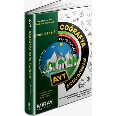 Miray Yayınları AYT Coğrafya Konu Özetli Soru Bankası