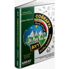 Miray Yayınları AYT Coğrafya Konu Özetli Soru Bankası