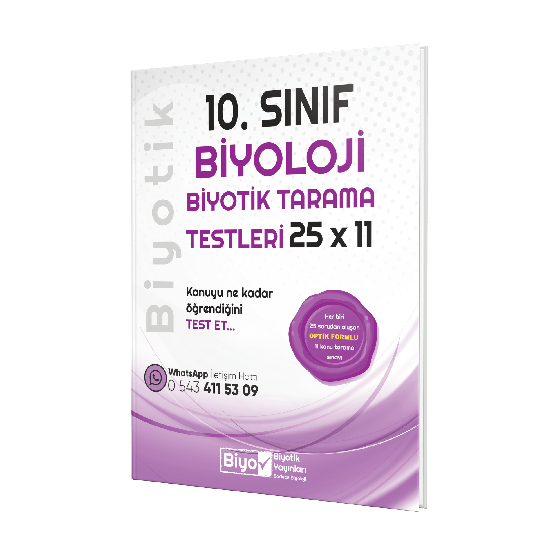 Biyotik Yayınları 10.Sınıf Tarama Testi Biyoloji - 2022-23