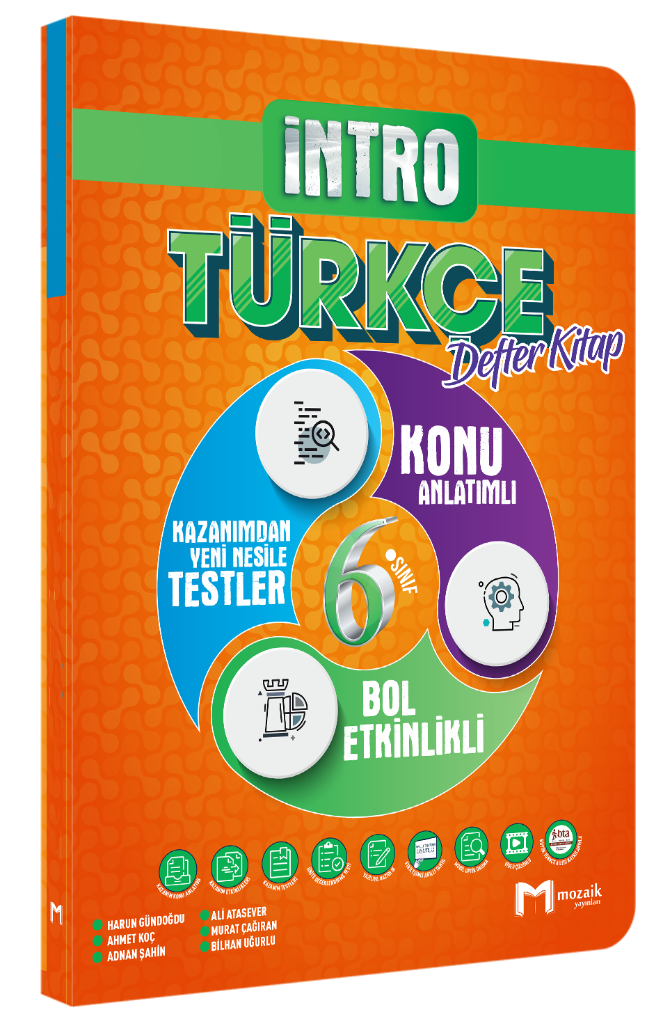 Mozaik Yayınları 6. Sınıf Mozaik İntro Defter Türkçe - 2022-23