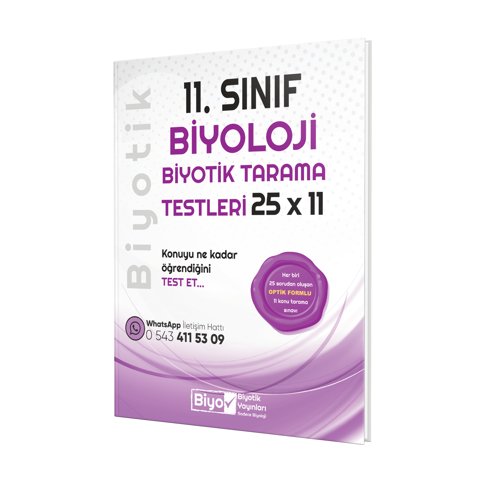 Biyotik Yayınları 11.Sınıf Tarama Testi Biyoloji - 2022-23